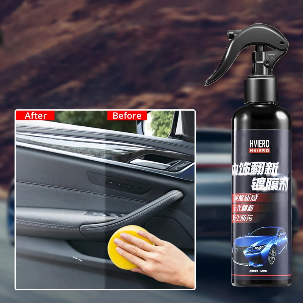 Car Interior Cleaning Accessories Retreading Agent Paint Instrument Panel Dial Wax Dust Proof Glaze Plastic Leather Care Coating