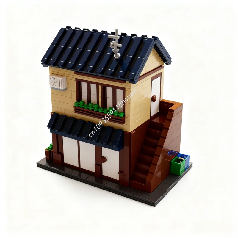 1099 Uds. Casa MOC nan modelo bloques de construcción ladrillo Modular idea para niños juguetes DIY cumpleaños montar regalos de navidad