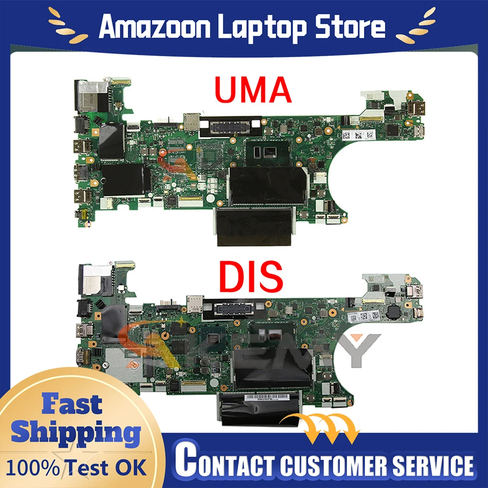 For LENOVO ThinkPad T470 Laptop Motherboard NM-A931 i3 i5 6/7th Gen 01HW539 00UR445 01AX963 01HX648 Mainboard Tested OK