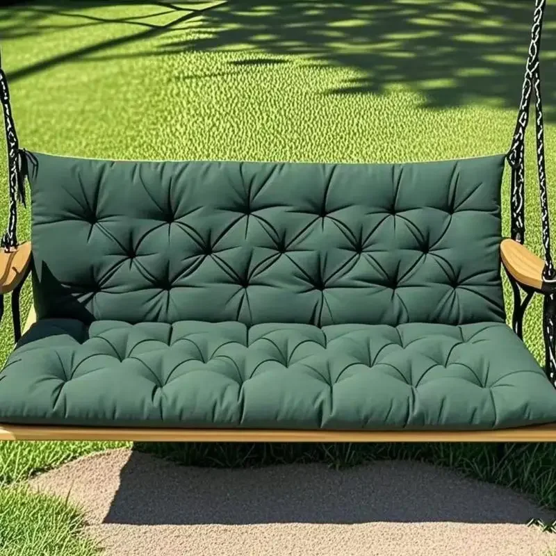Comfort Focused Swing Swing Cushion Waterproofie Swing Cushions 60x40Inch Thicked Cotton Filling Slip Proof Base