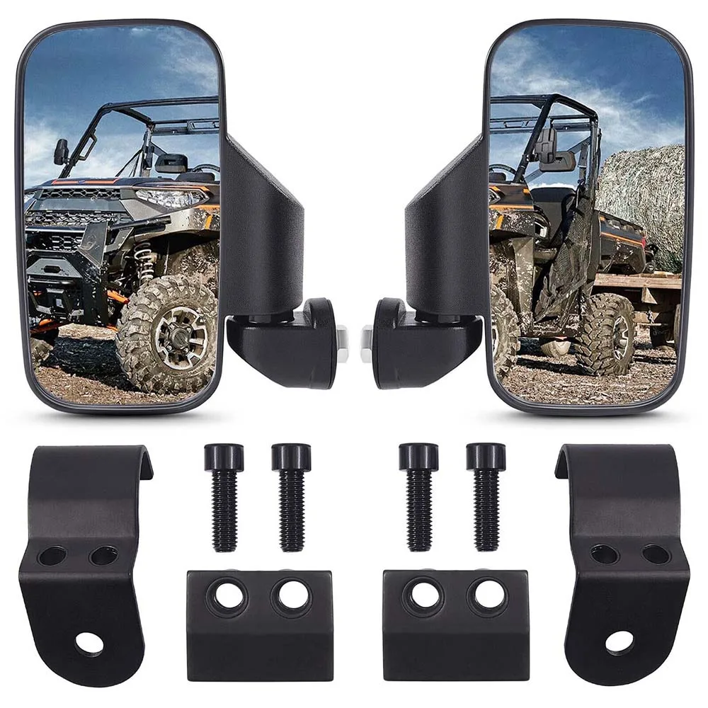 

Пара чехлов для зеркал заднего вида для моделей Can-Am Polaris UTV, черные аксессуары для автомобилей