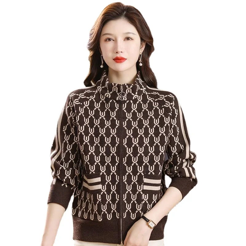 

Autumn and Winter 2023 Standing Collar Short Coat Women's New Fashion Westernization Fashion Top Versatility