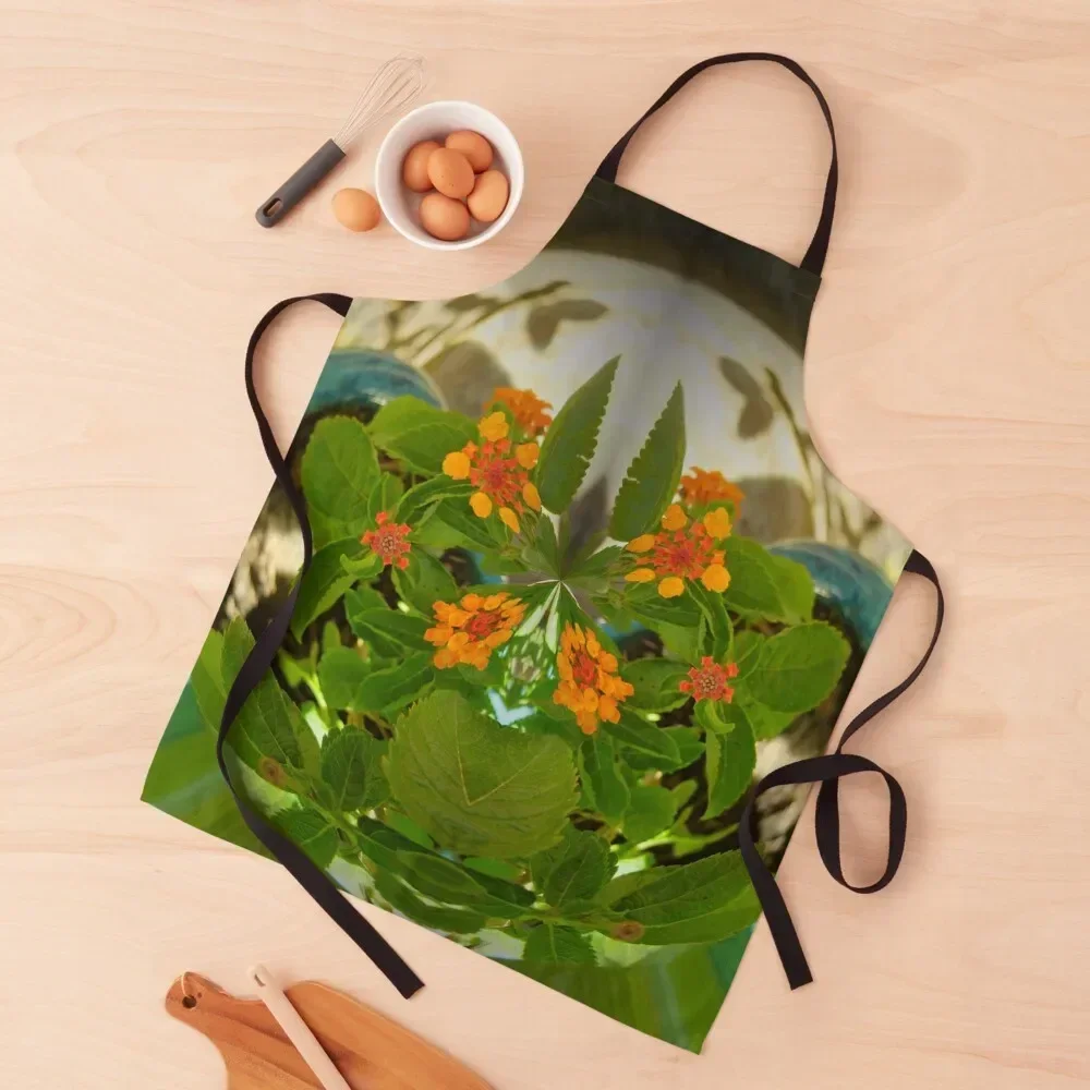 

Floral Orb Apron chefs Kitchenware Apron