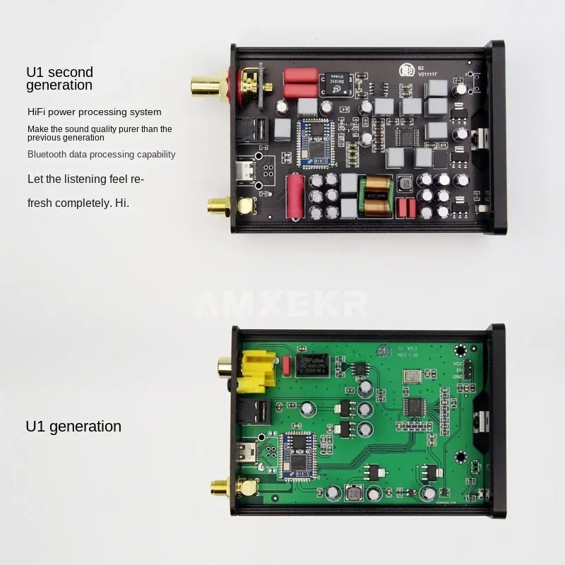 Xiaoying U1 5.1 Bluetooth Receiver Qcc5125 to Coaxial Fiber LDAC Digital Interface 5.3 5171