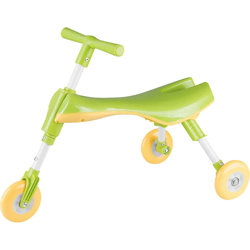 buy-a-hot-folding-toddler's-scooter-a-new-three-wheel-pulley-a-cute-baby-1-4-year-old-toddler-twist-car