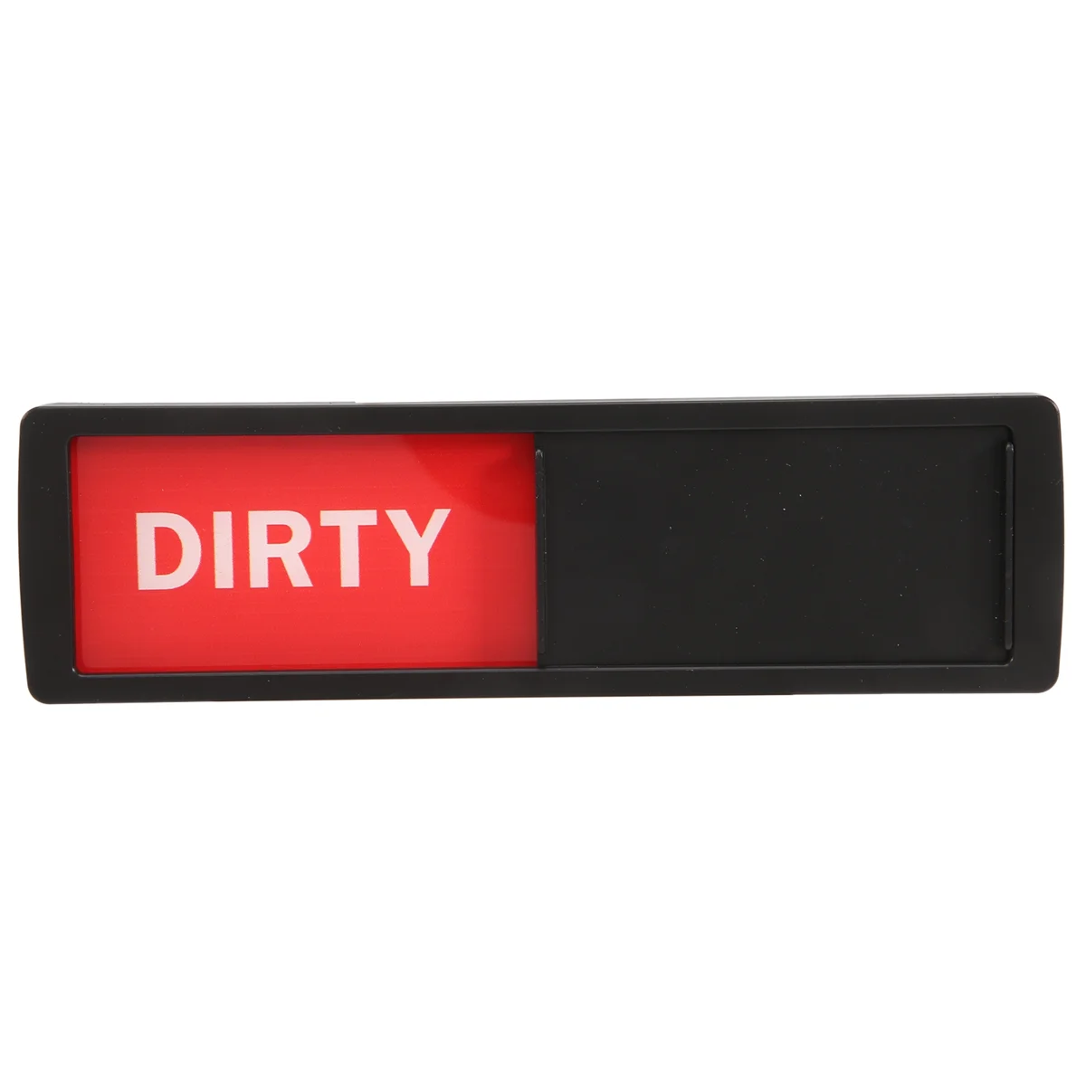 Clean Dirty Dishwasher Magnet - Easy to Read Non-Scratch Magnetic Indicator Sign Kitchen Organization and Storage Black