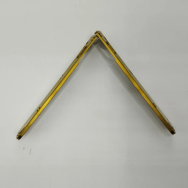 

Пара золотистых накладок из титанового сплава для рукояток ножей, для оригинальных ножей Benchmade Bugout 535, аксессуары для самостоятельной сборки