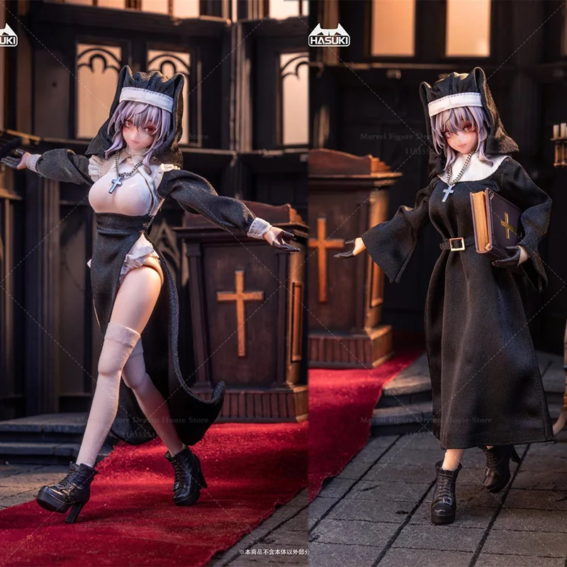 

В наличии CS017 CS018 масштаб 1/12, женская одежда, традиционный наряд монахини, сексуальный стильный костюм для 6-дюймовой экшн-фигурки солдата