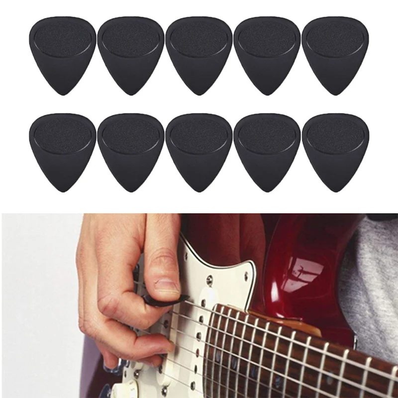 10 Stück Gitarrenplektren, rutschfest, matt – langlebiges ABS-Plektrum, 0,7 mm Dicke, für E-Gitarre, Bass, Ukulele, Playin