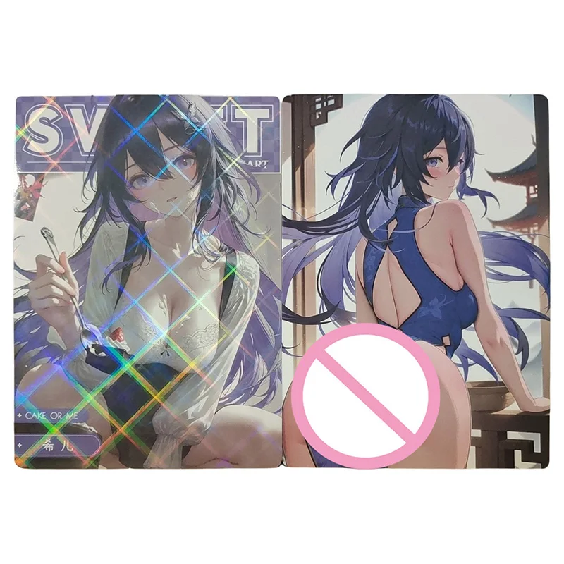 Anime deusa história raro tamanho a5 cartão colecionável reversível yoimiya bronya bronya brilho robin seele kafka brinquedos para menino presente de aniversário