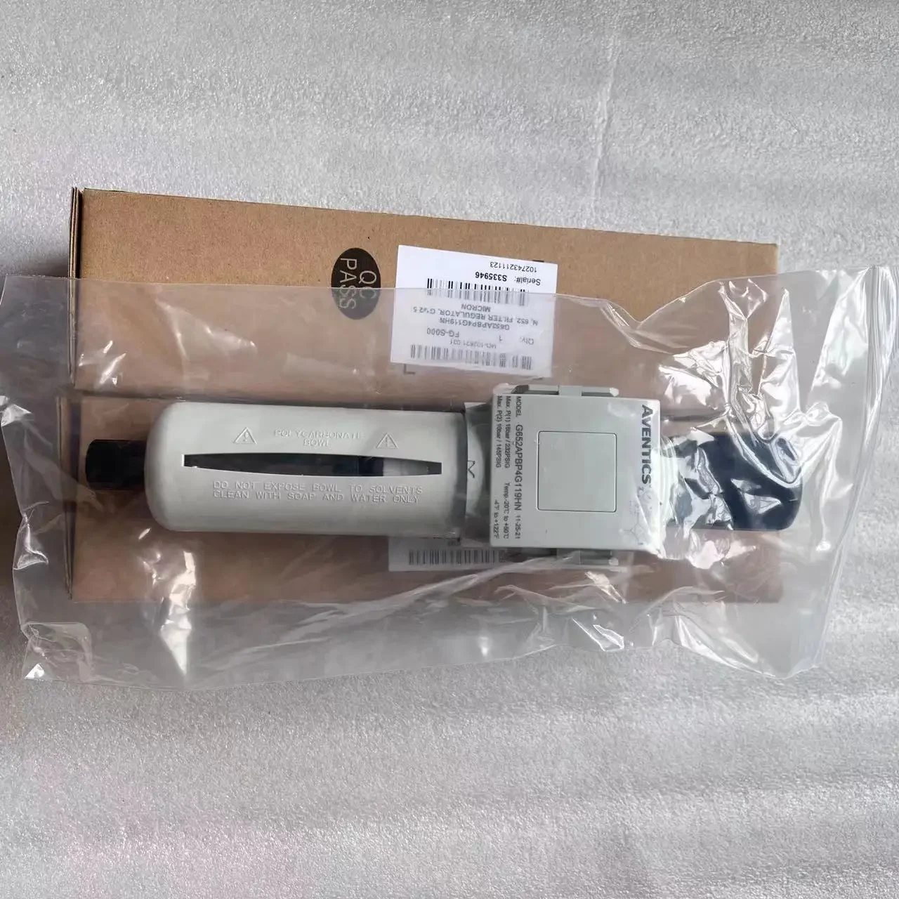 ASCO G652APBP4G119HN صمام تخفيض الضغط P22BG04G صمام تخفيض ضغط المرشح