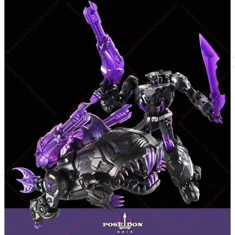 【En stock】 Juguetes transformados TFC Piranacon P01-06N 6 en 1 Negro Púrpura Edición limitada Figuras de acción Colección de regalos de juguete