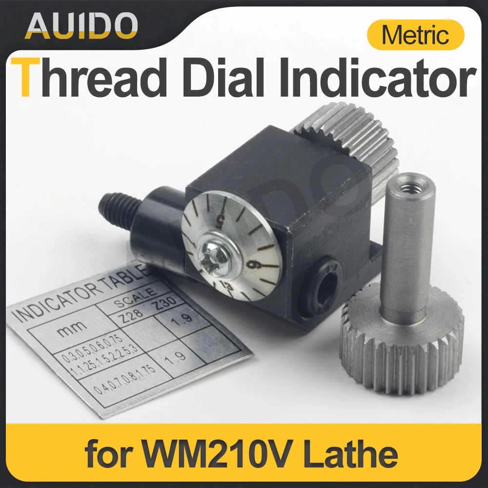 Indicador de discagem de rosca/dial de perseguindo de corte de rosca de metal para wm210v wm180v bhc210 hs210 jy210v ctc210 peças sobressalentes de torno