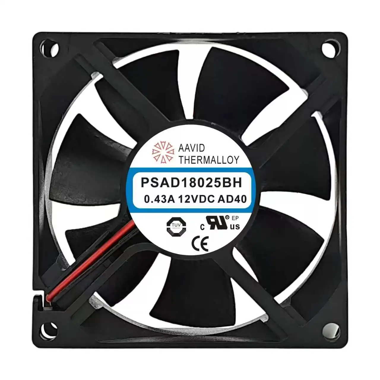 Вентилятор осевой промышленный AAID THERMALLOY PSAD18025BH, 12В 0.43А, с шарикоподшипником, 8025, 80мм