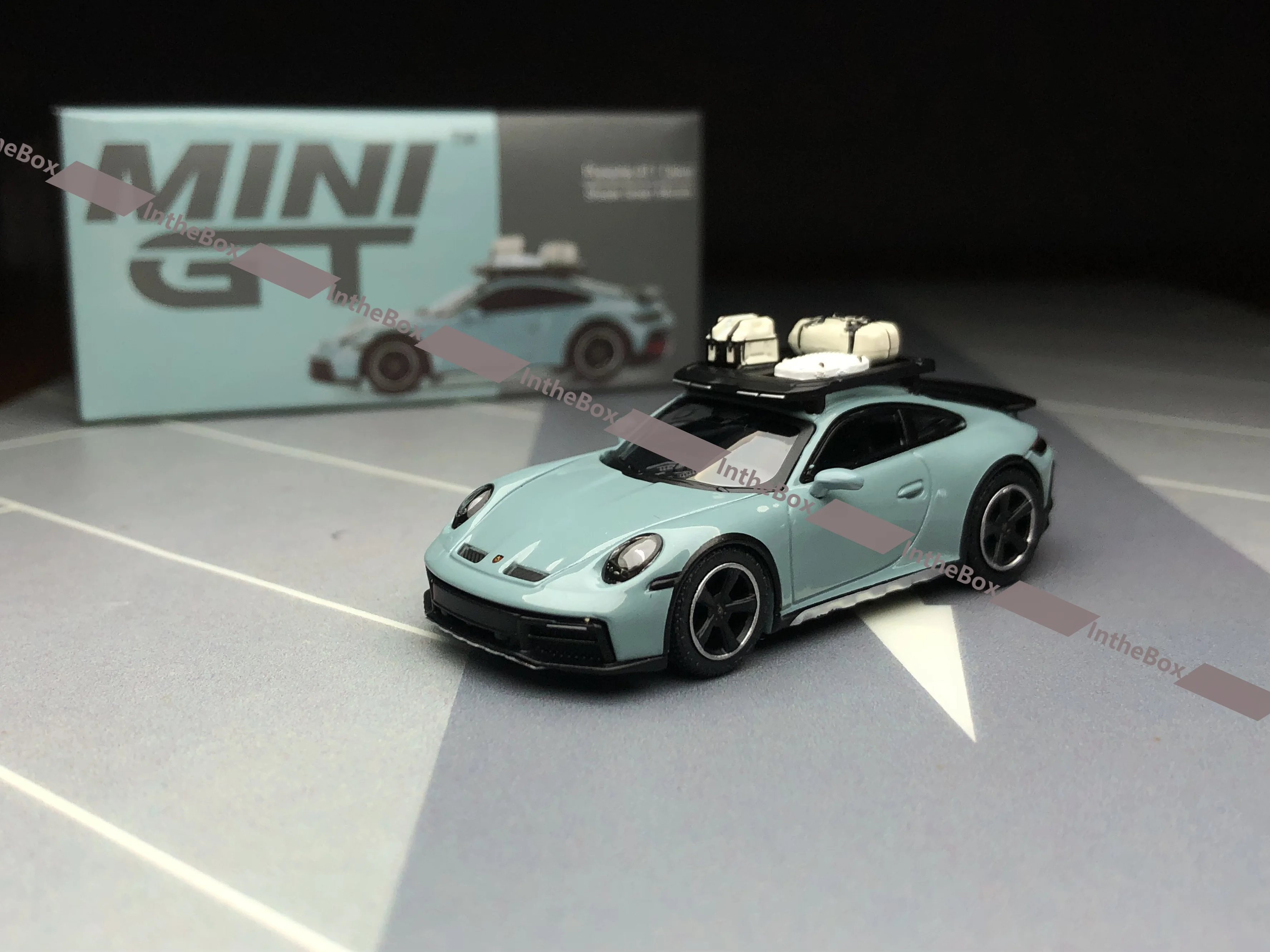 

Mini GT # 780 911 Dakar Shade Green Metallic 1/64 литая под давлением модель автомобиля, ограниченная серия, игрушки для хобби