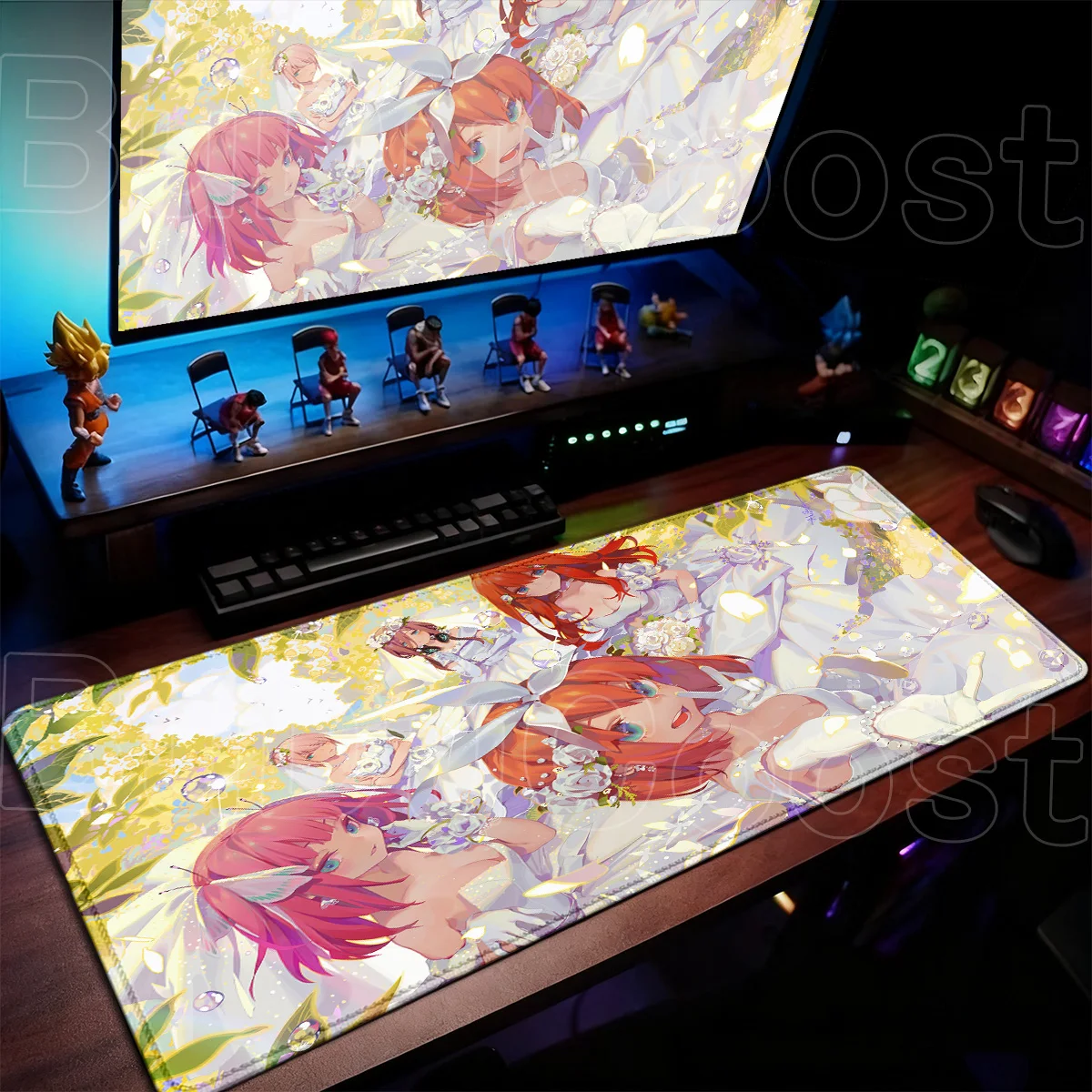 Laptop Gaming Accessories Anime The Quintessential Quintuplets Mouse Pad Office Desktop Mat Non-Slip Rubber Girl Miku Nakano Rug