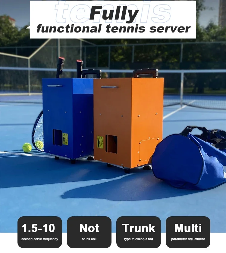 New Popular Tennis Padel Ball Machine Tennis Shooting Serve Ball Training Shooter For Training With Remote Control