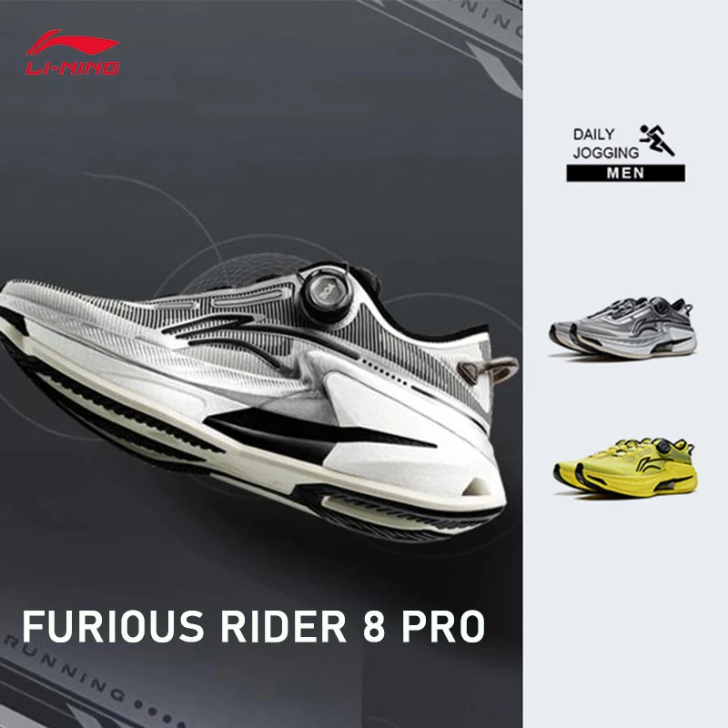 

LI-NING Men Running Shoes Furious Rider 8 PRO High Rebound Lightweight Stable shoes ARZU005