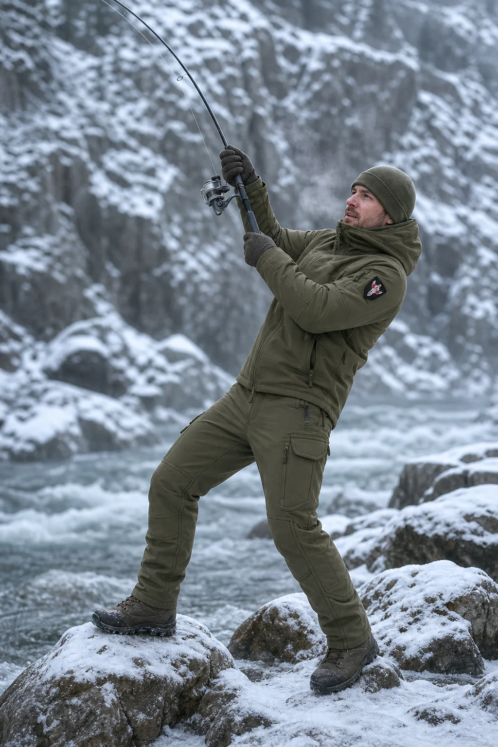 New Uniforms Men's Tracksuit Outdoor Camouflage Wear-resistant Coverall Tactical Softshell Jacket and Pants Warm Fleece Clothes