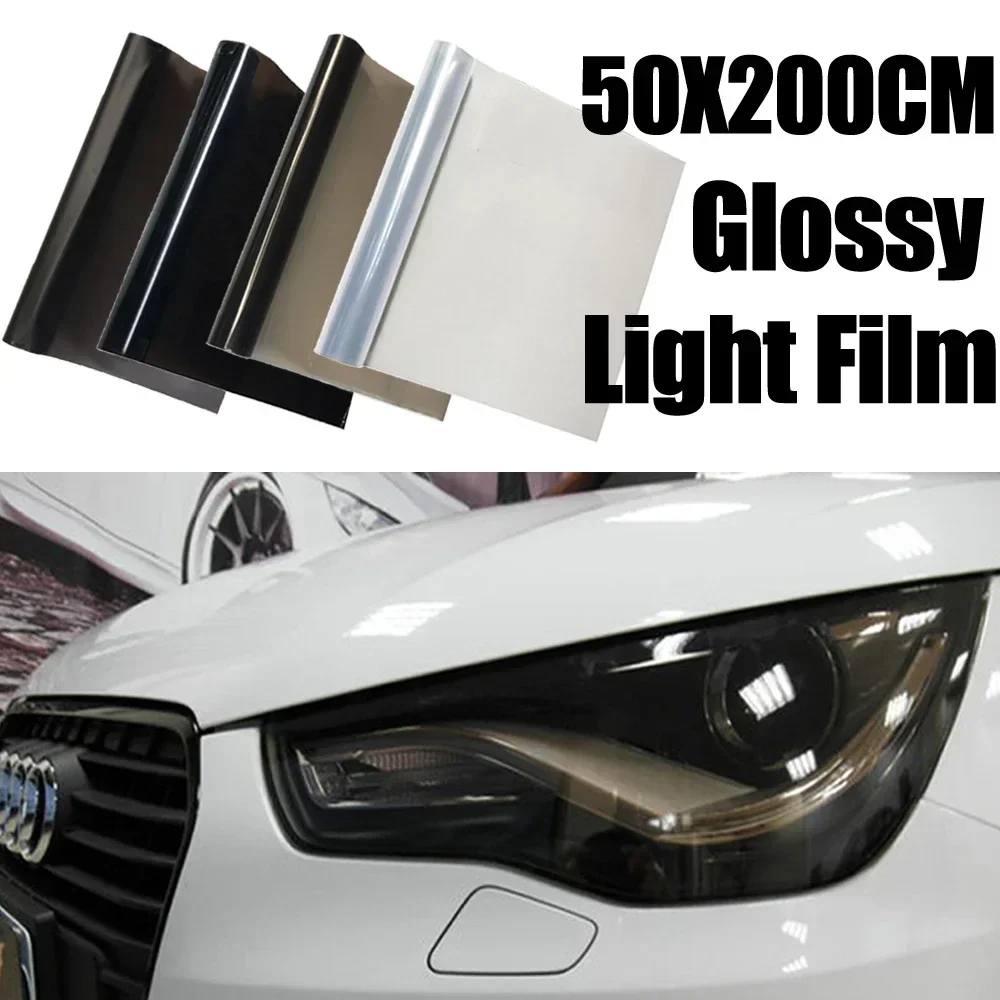 50x200cm Car Light Headlight Taillight Tint Vinyl Waterproof Protect Film Lamp Car Stickers for Car Wrap Car Sticker Accessories