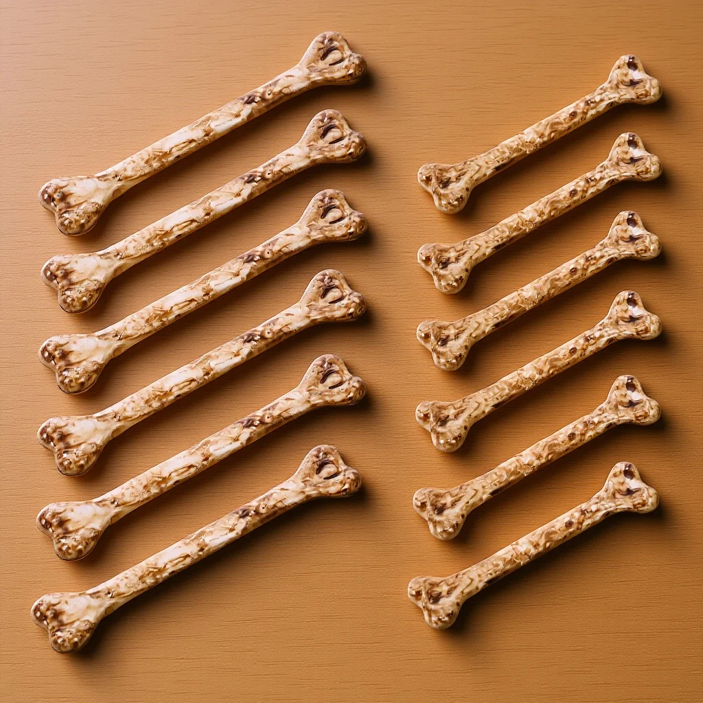 20pcs Simulated Decorations DIY Small Fake Artifical Bone Decor Halloween Charm Plastic Bone Accessories