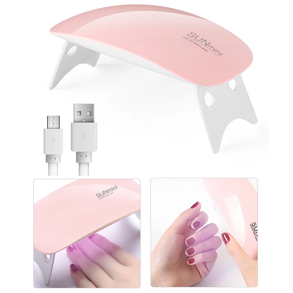 CNHIDS 15ml Extension Nail Gel Set Manicure Set With 6W UV Lamp Finger Extend Mold Nail Kit Nail Art Quick Extension Tool Kit