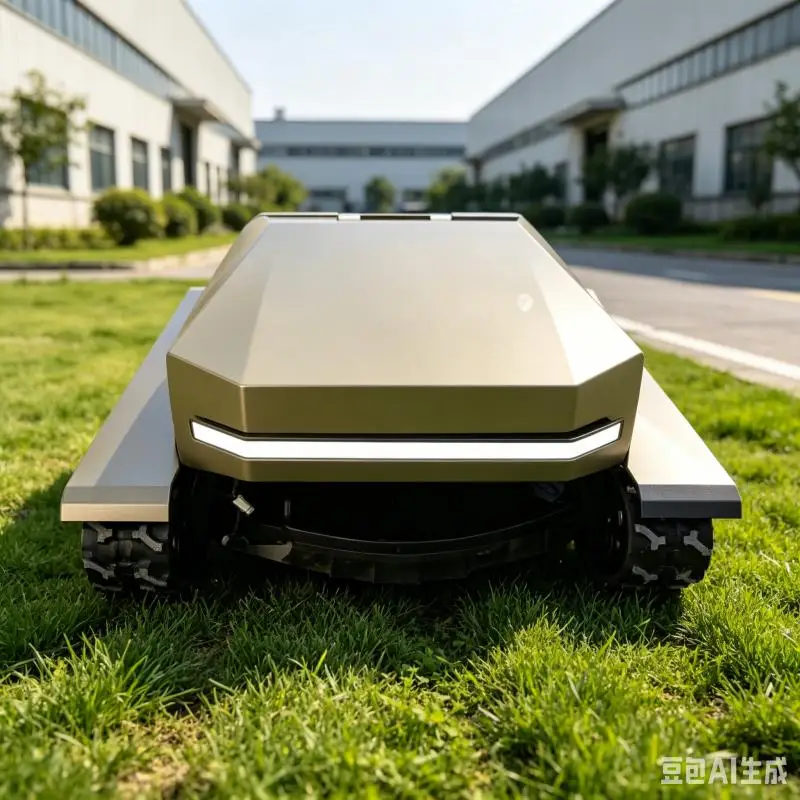 Customized Remote Control Grass Mower Smart Lawn Cutting Machine RC Brush Cutter High Power Landscaping Equipment