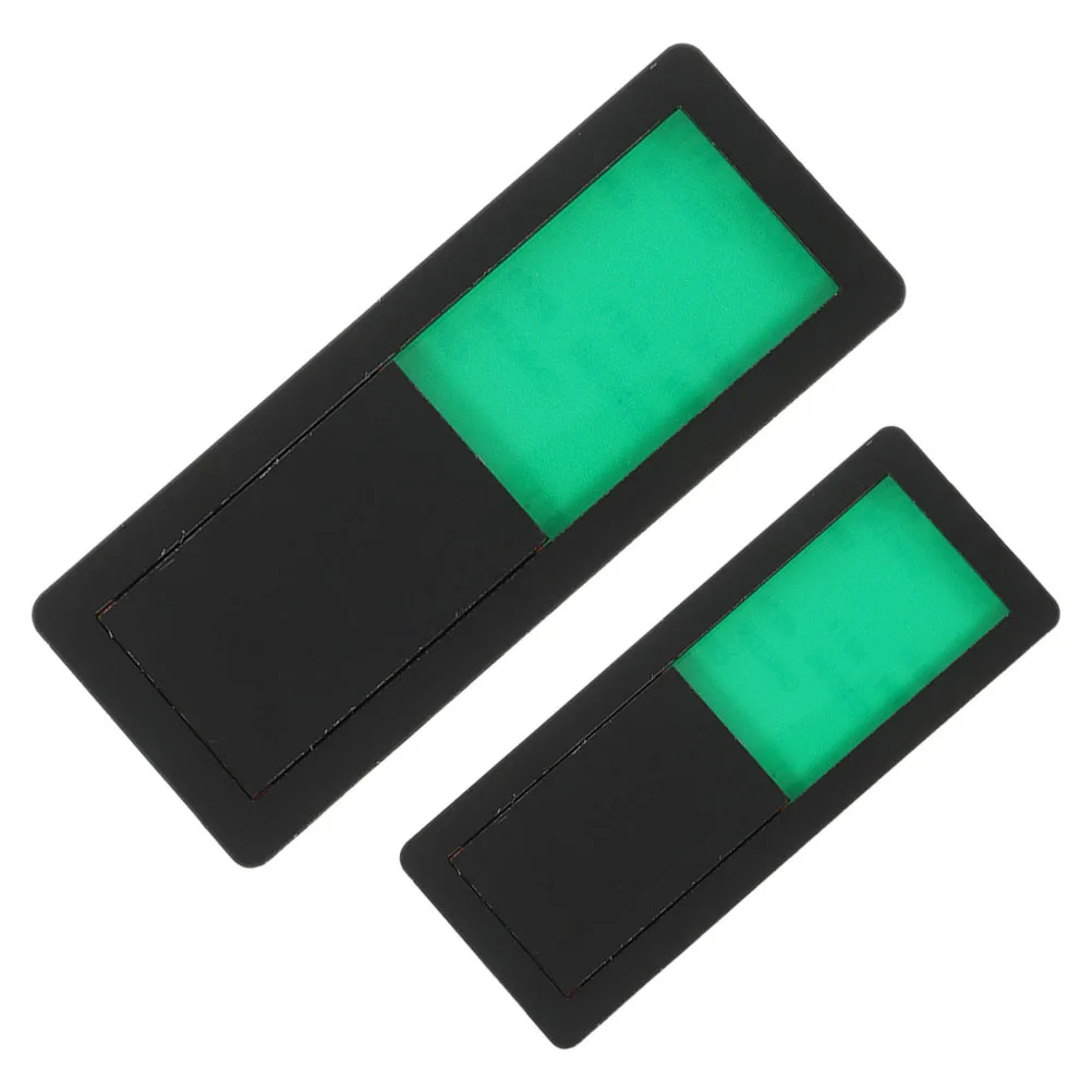 

2Pcs Restroom Office Conference Room Do Not Disturb Vacant Occupied Sliding Door Indicator Signboard Self-Adhesive Privacy Sign