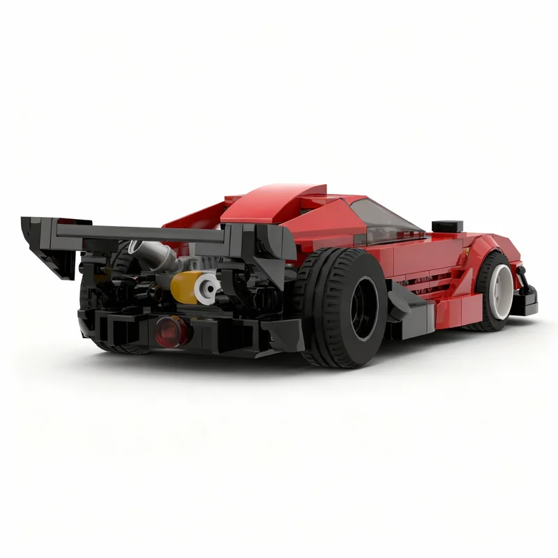 326pcs MOC Ferr Ri Testarossa Pikes Peak City Champions Model Building Blocks Creative DIY Gift Display Decor Assemble Premium