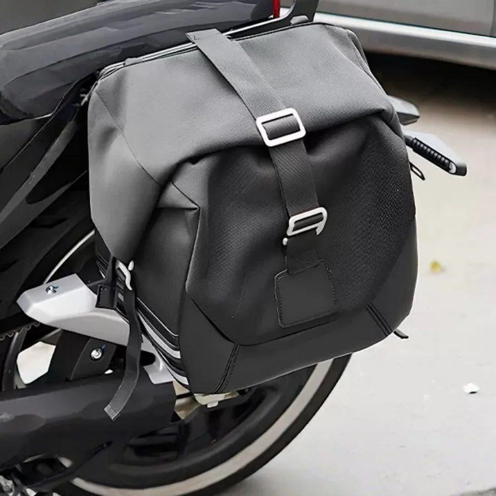 For Brixton Crossfir C1002V C 1002V motorcycle waterproof canvas saddle bag saddle bag side leather bag side cross bag