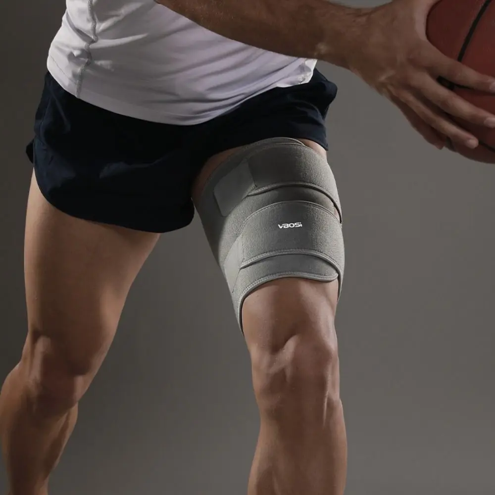 

New Polyester Spandex Thigh Protection Sleeve Compression Anti-Chafing Leg Support Elastic Leg Bands Men Women