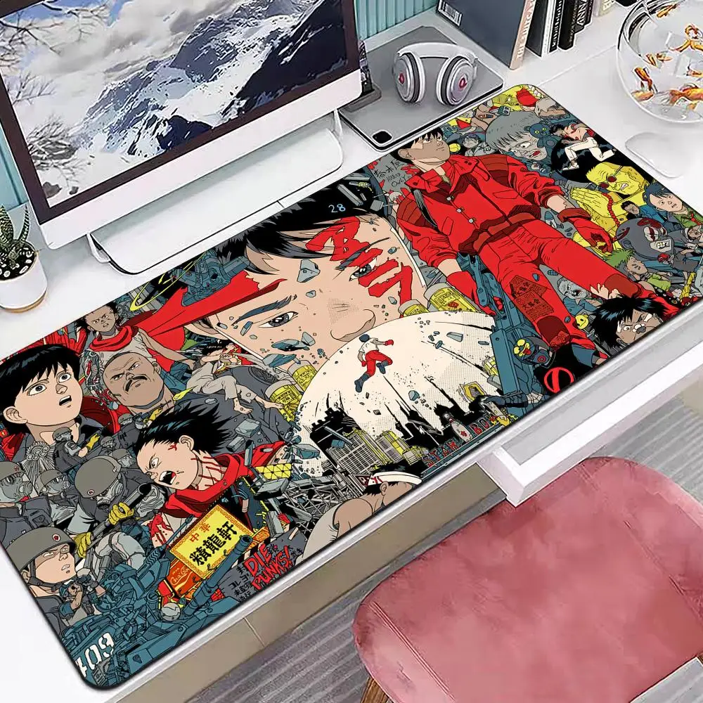 Anime AKIRA Mouse Pad Multiple Sizes Large Square Computer Office Game Table Mats Rubber Anti-slip Mousepads