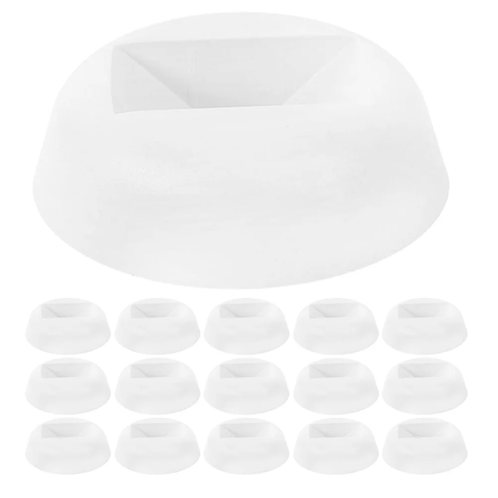 

20 шт., прозрачные подставки для витрины, плавающий держатель для ювелирных изделий из АБС-пластика, подставка для рукоделия, личные коллекции, подставка для дисплея