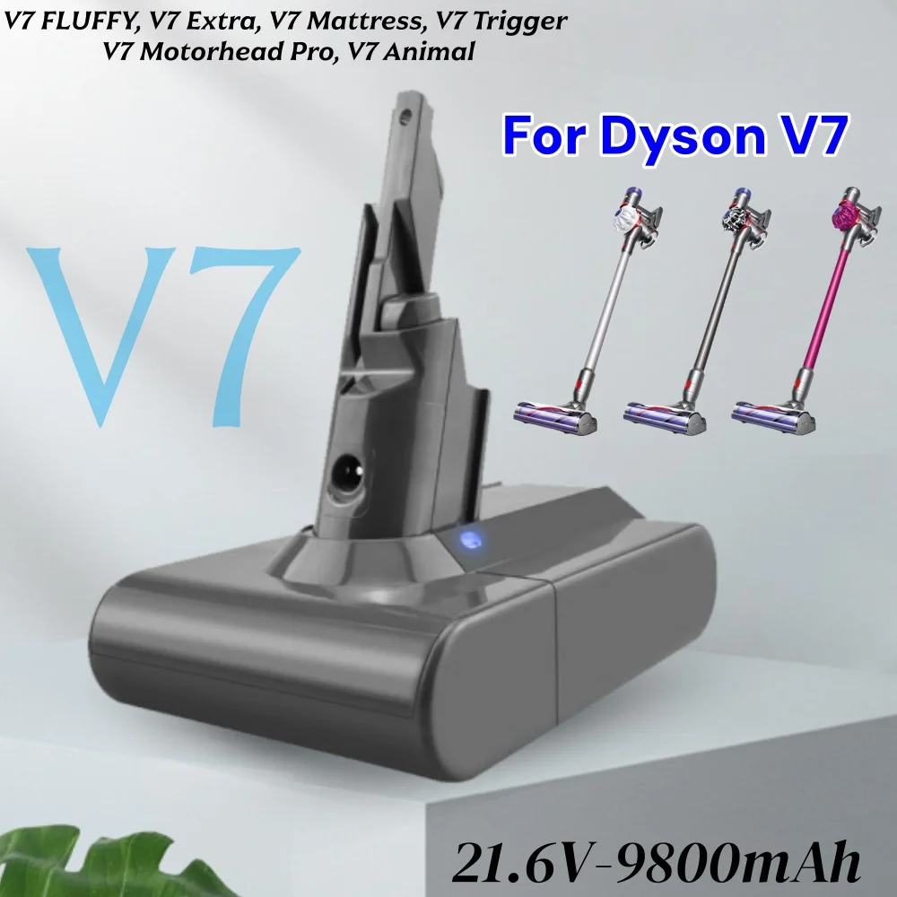 

Новый аккумулятор для пылесоса DYSON V7, 9800 мАч, замена аккумулятора Dyson