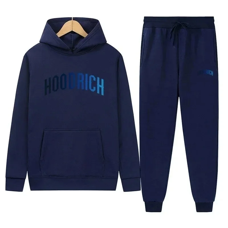 Set di felpe sportive da uomo e da donna con stampa di lettere autunno/inverno 2025 - Classico, retrò, confortevole e versatile