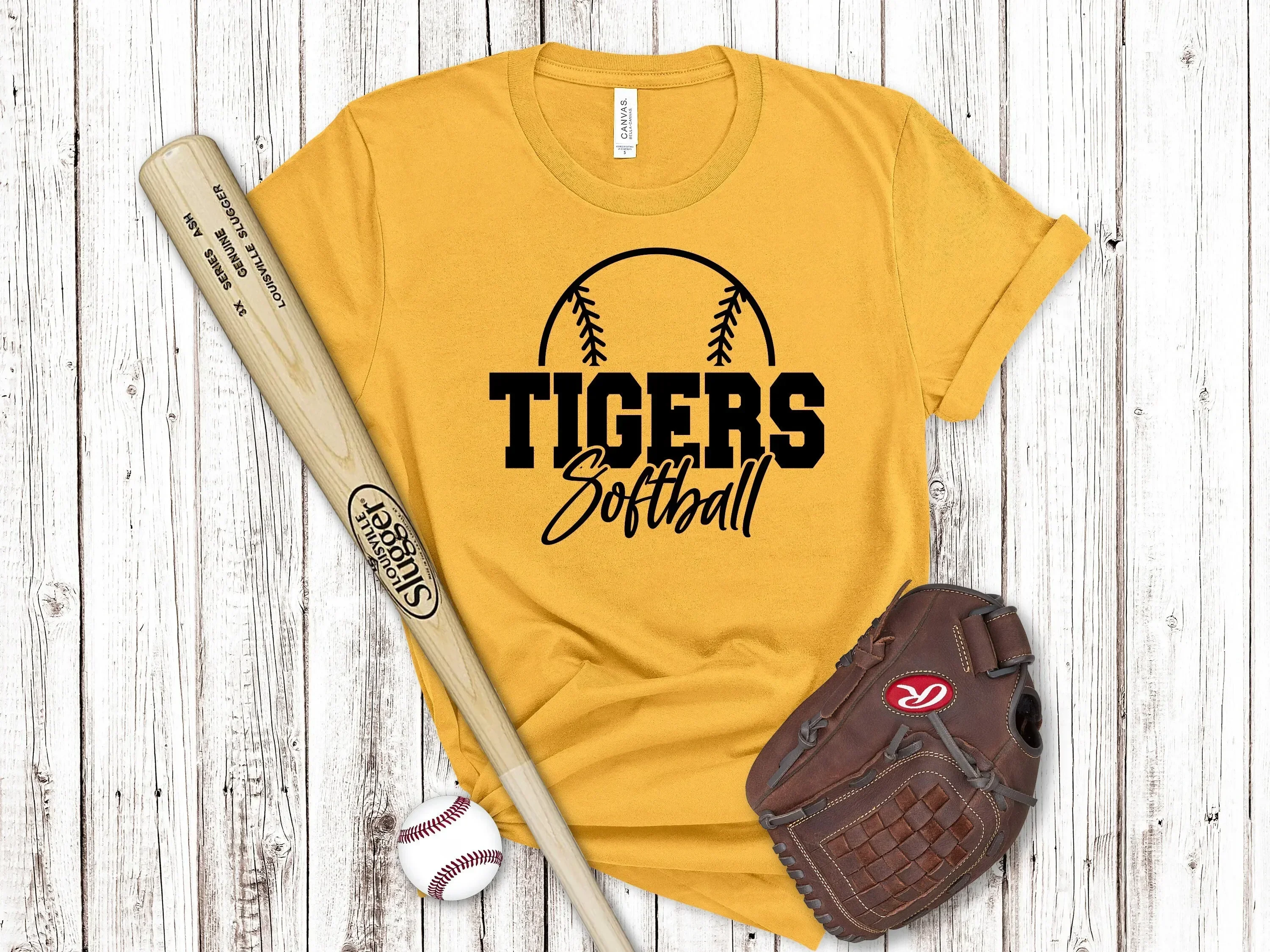 Tigers Softball T Shirt Baseball Tiger Sublimation Player