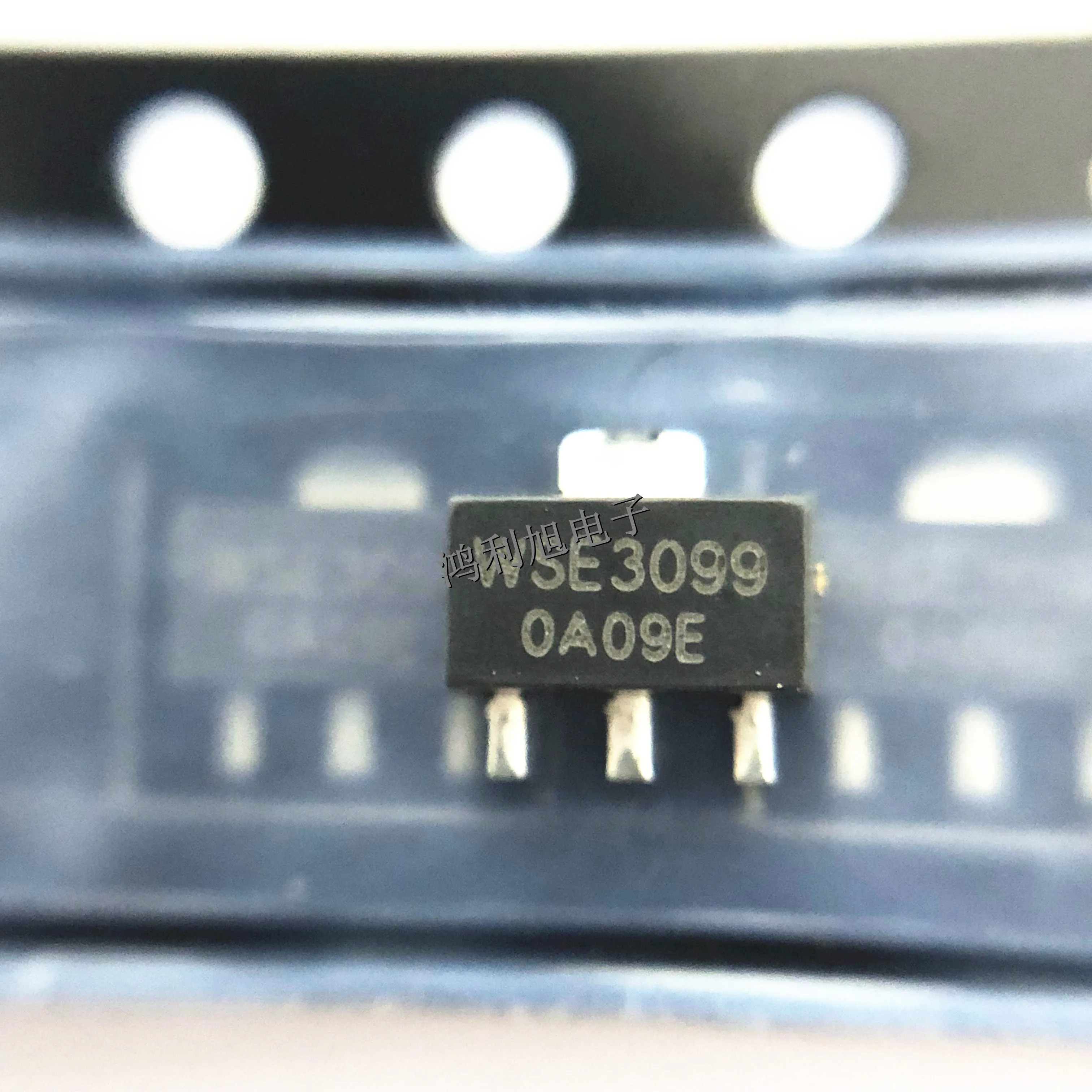 MOSFET do P-canal, resistência da condução, WSE3099, WSE3099GCTR SOT-89-3, 30V,5A, 1.8W, 2V, @ 250mA, 65mΩ @ 10V,5A, 5A, lote 10pcs