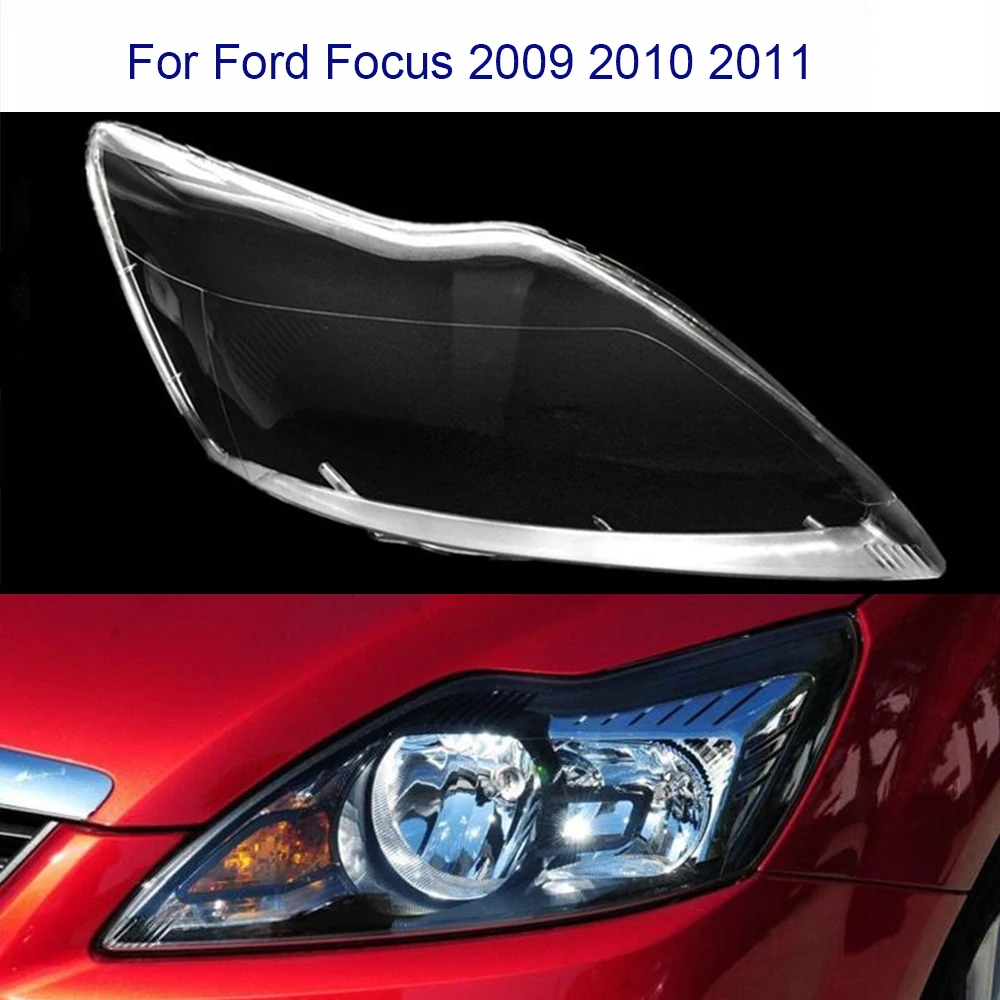 

Автомобильные передние фары, стеклянная крышка, прозрачные абажуры, маски, крышки линз для Ford Focus 2009 2010 2011