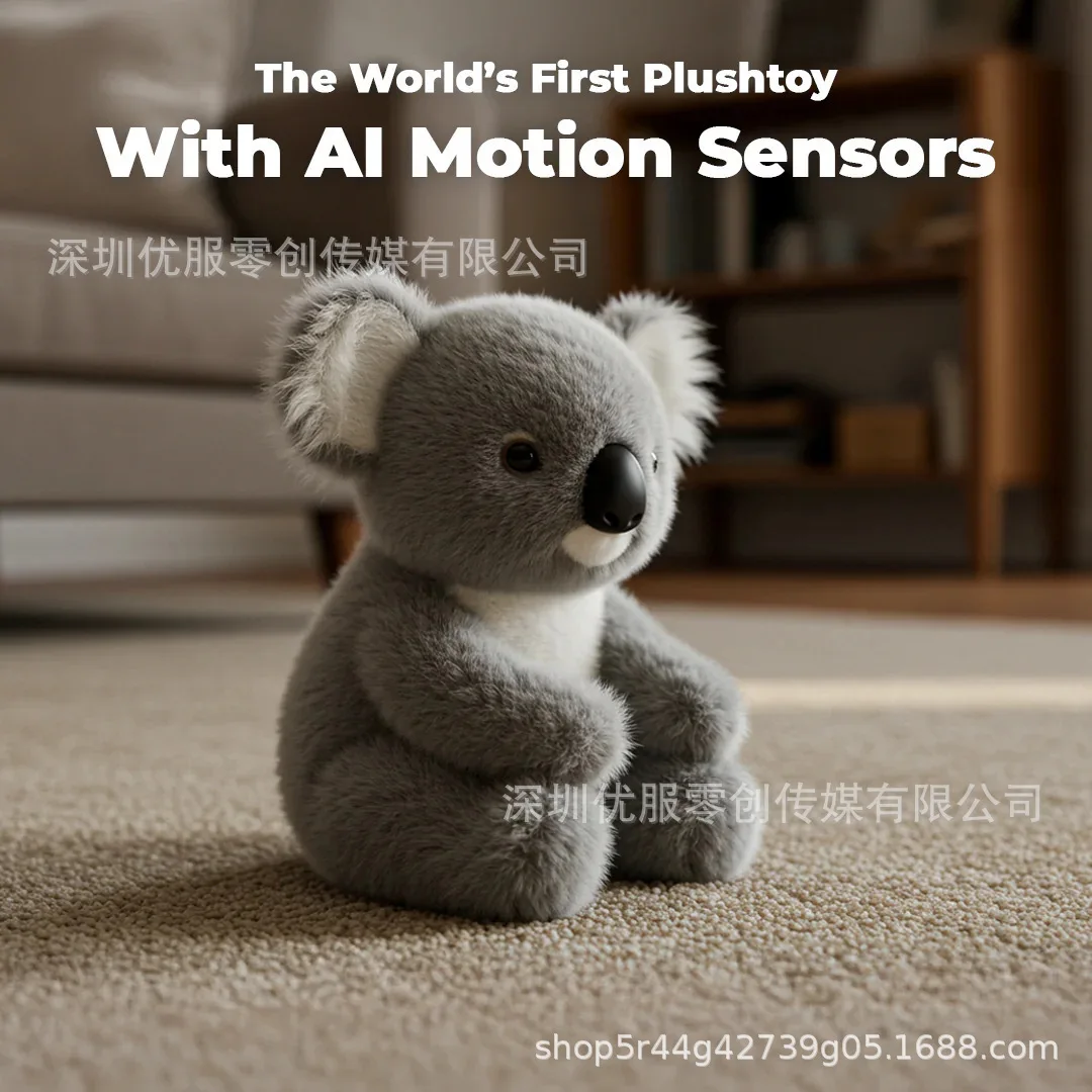 

Realistic Emotional Plush Cartoon Miniatures Warm Hug Imitate Movements Birthday Gift for Child