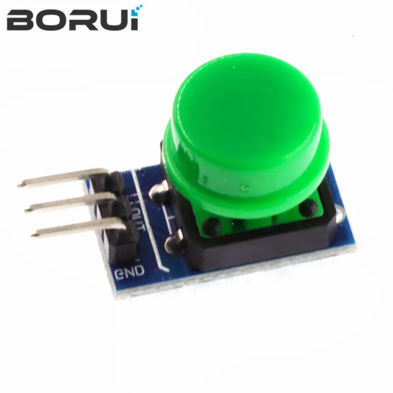 5pcs 12X12MM Big key module Big button module Light touch switch module with hat High level output for arduino or raspberry pi 3