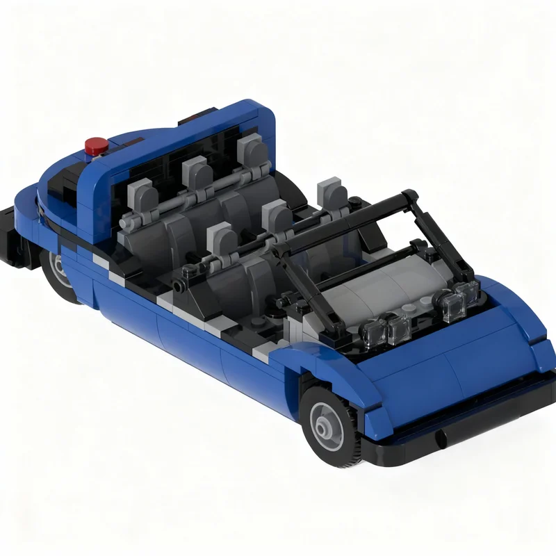 8145pcs MOC Disneieny Test Track Car Bundle Model Building Blocks Toys Construction Christmas Gift Idea Brick Kids Education