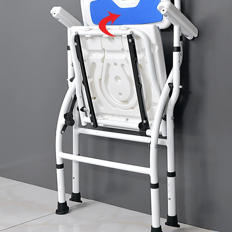 Portable Lifting Seat Unique Handle Elderly Chair Comfortable Sitting Bathtub Transfer Stool Duschstuhl Mit Rückenlehne Dusjstol