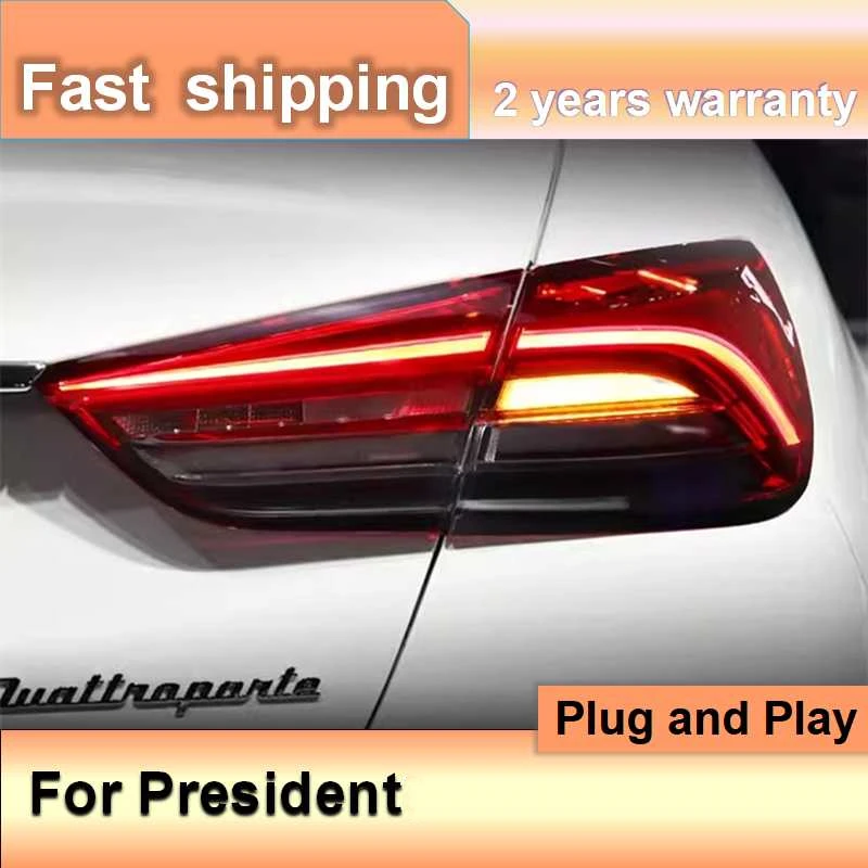 Car Accessories for Maserati President Taillight Rear DRL Fog Brake Turn Signal Reversing