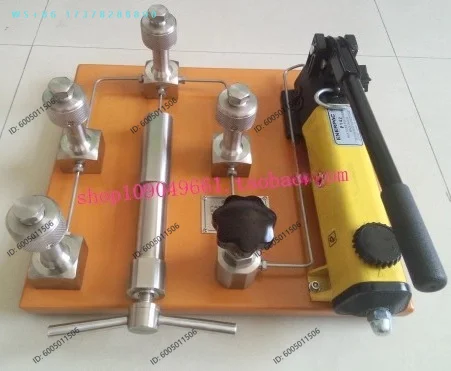 YFT-60A (B) Manual Hydraulic Pump Bench Pressure Pump Calibration Bench High Pressure Source Validator