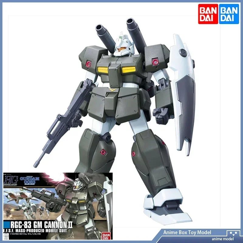 

Gundam Bandai HGUC 1/144 125 RGC-83 GM CANNON 2 Action Assembly Model Mech Original Product
