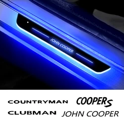 Suitable for MINI clubman COOPERS countryman john-cooper car door sill light wiring free door welcome light accessories