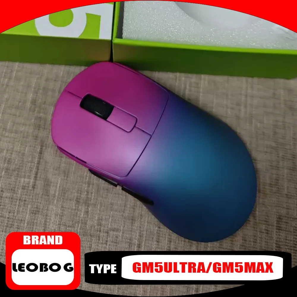 LEOBOG GM5Ultra GM5Max Wireless Mouse Three-Mode Lightweight Ergonomic Design Mice Suitable for Office PC Gaming Mouse Simple