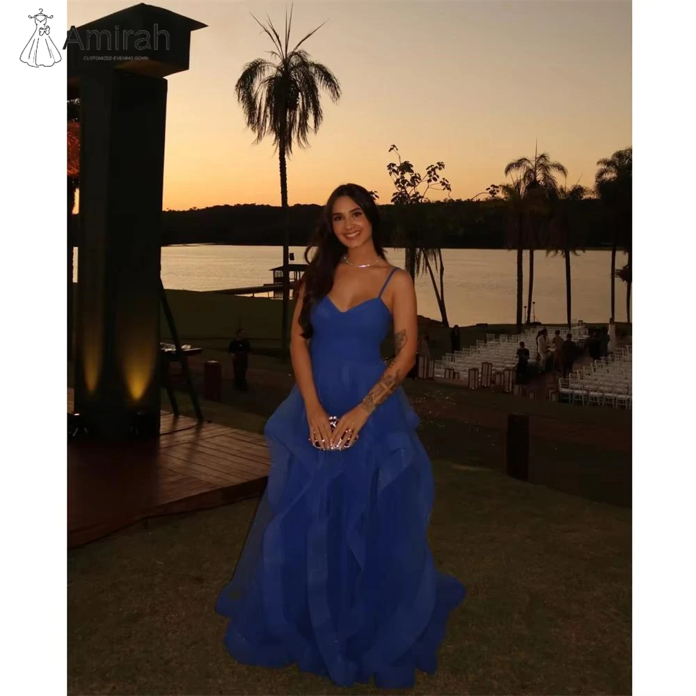 Amirah A-Linie Tüll Abendkleider Frau Elegant Luxus Damen Elegantes Partykleid Maßgeschneiderte Kleider für besondere Anlässe Abschlussball