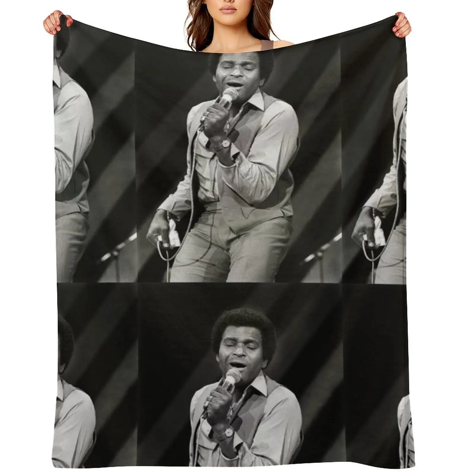 

Charley Pride classic Throw Blanket Luxury Designer valentine gift ideas Summer Beddings blankets ands Blankets