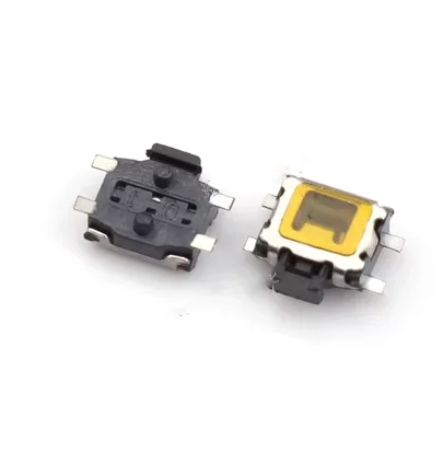 Mini interruptor táctil de cuatro patas, parche de tortuga SMT con pilar, botón lateral de 3 × 6 × 0,6mm, tortuga media